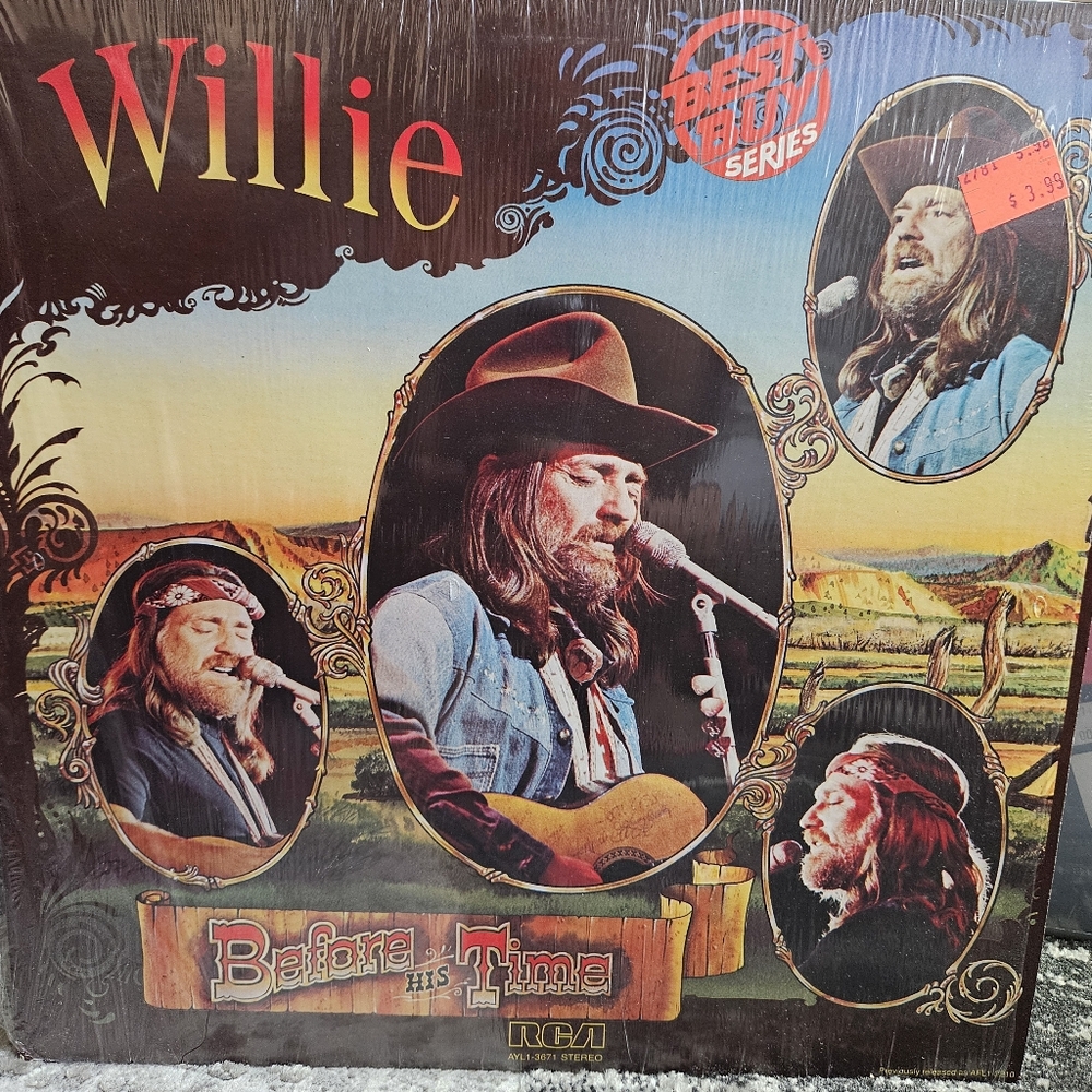 Willie Nelson Before His Time Best Buy Series Record Vinyl RCA 1977 LP